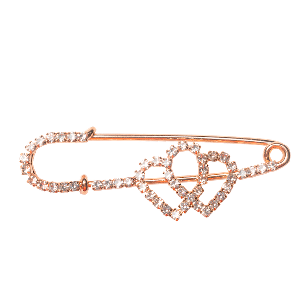 DOUBLE HEART PIN
