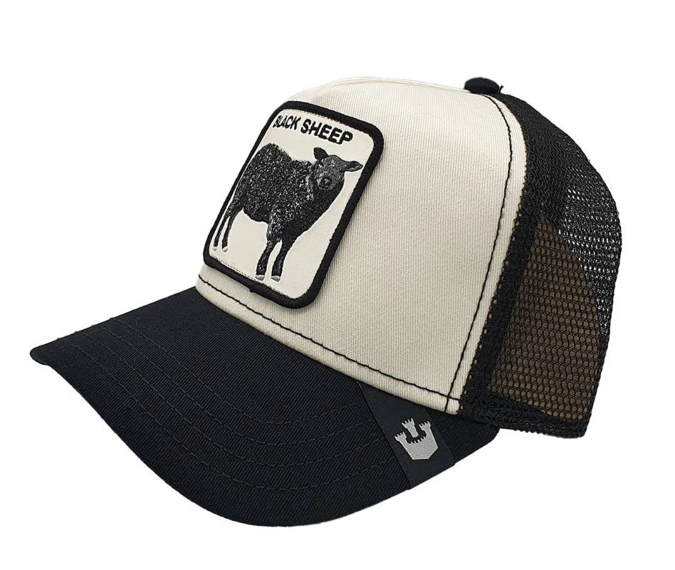 GORRA THE BLACK SHEEP WHITE