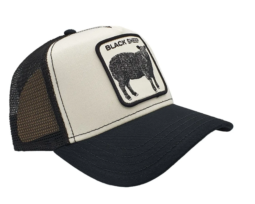 GORRA THE BLACK SHEEP WHITE