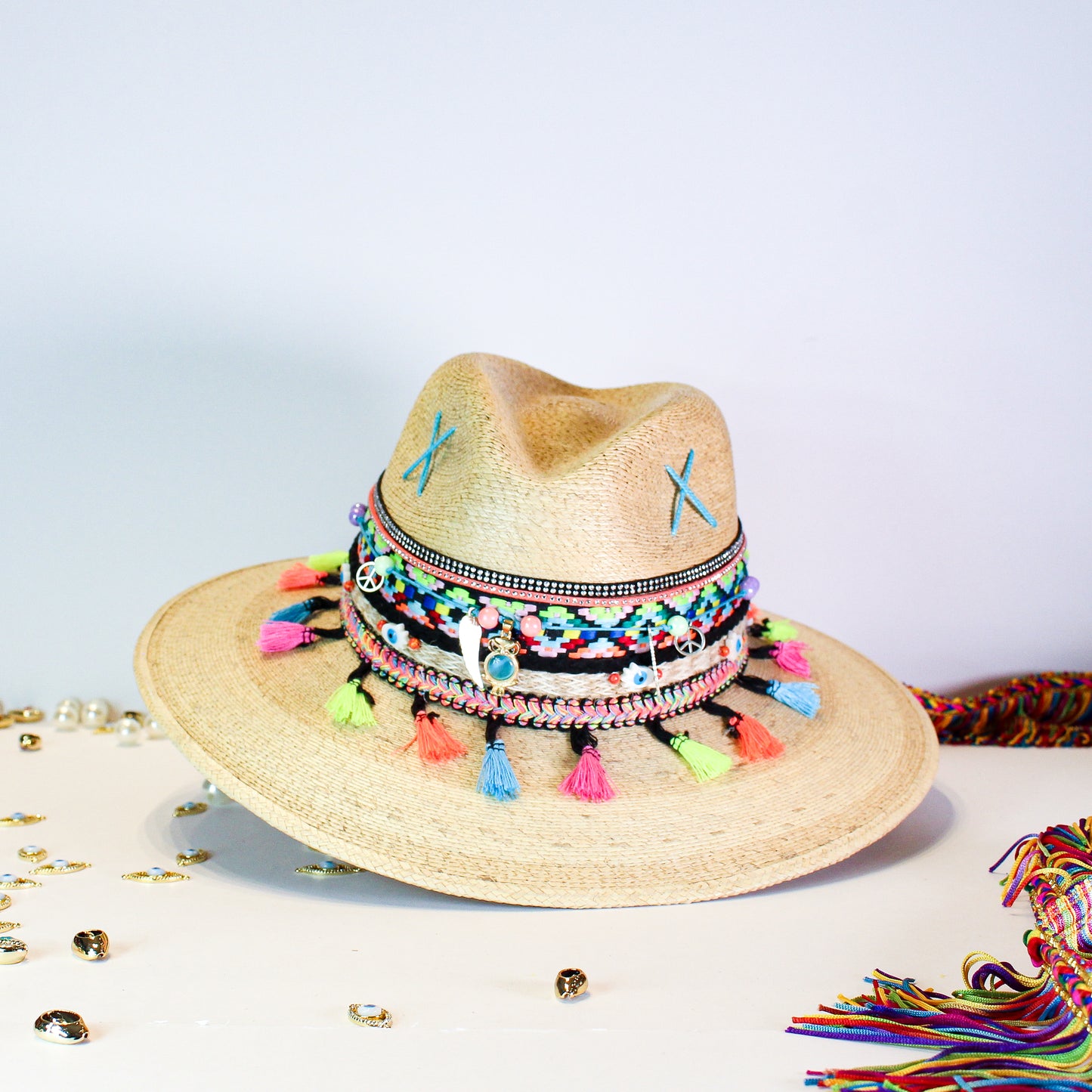BLUE X HAT