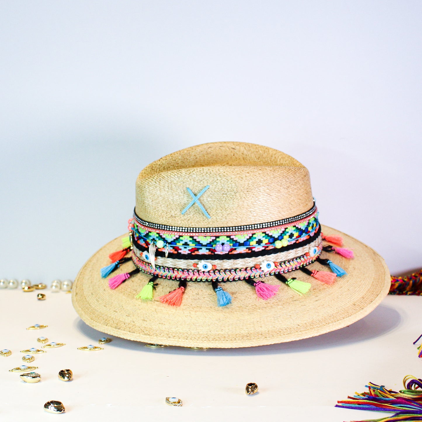 BLUE X HAT