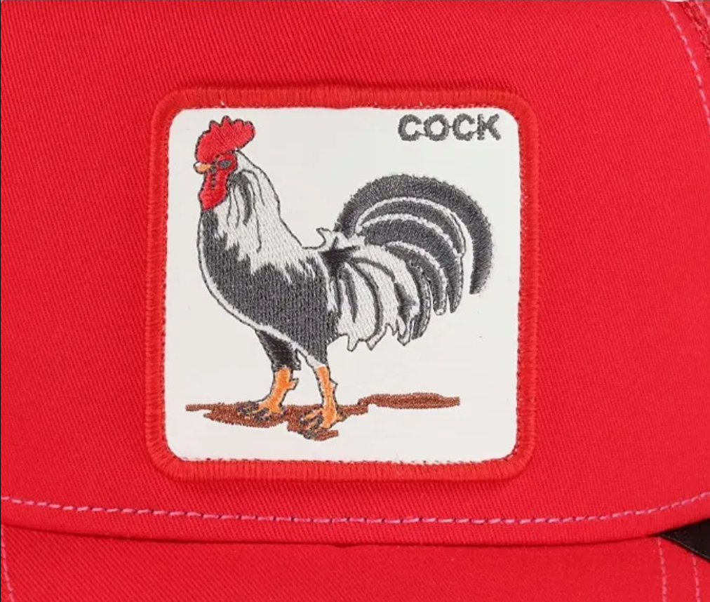GORRA THE ROOSTER RED