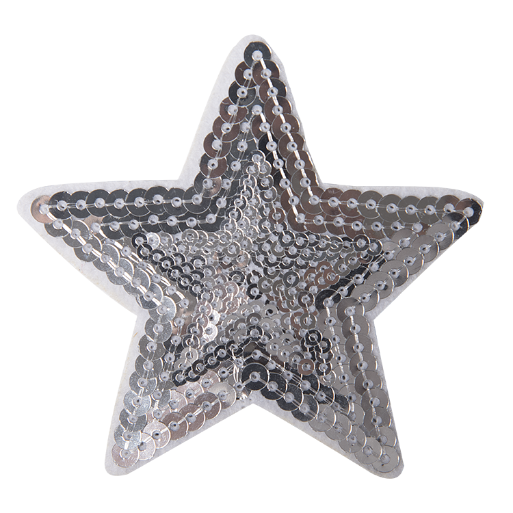 SILVER BIG WHITE STAR