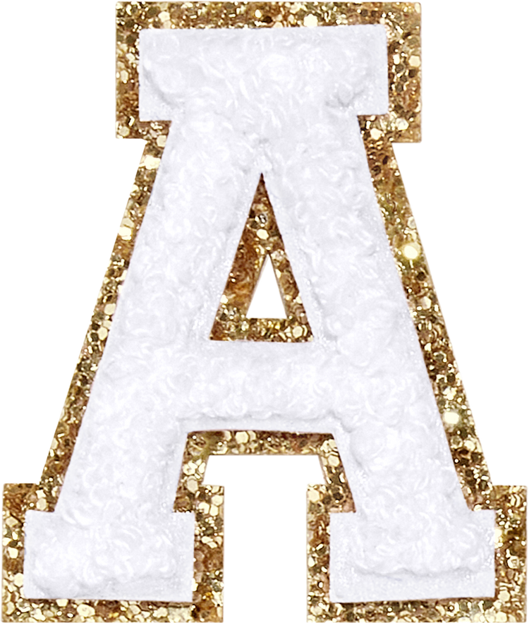 ABC Glitter White