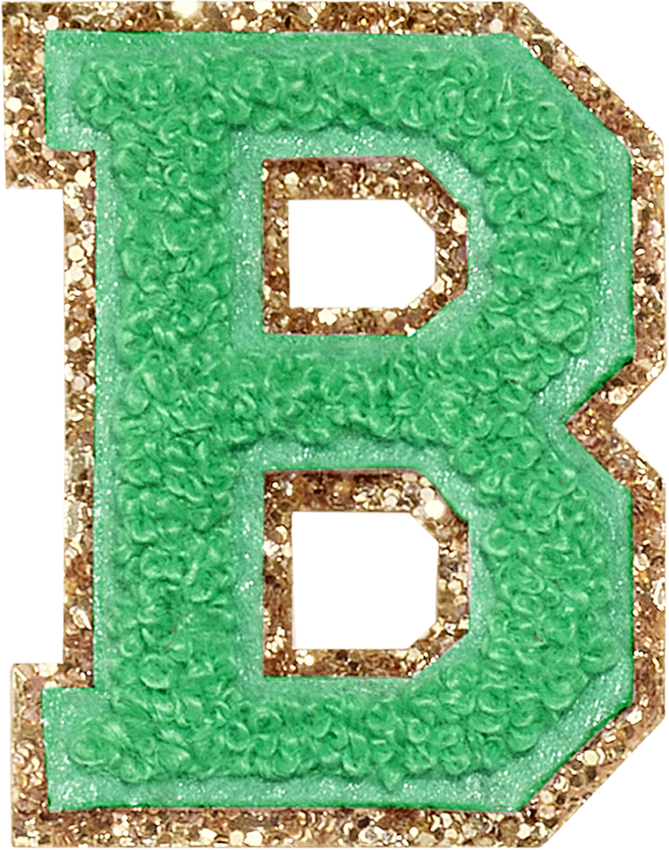 ABC Glitter Green