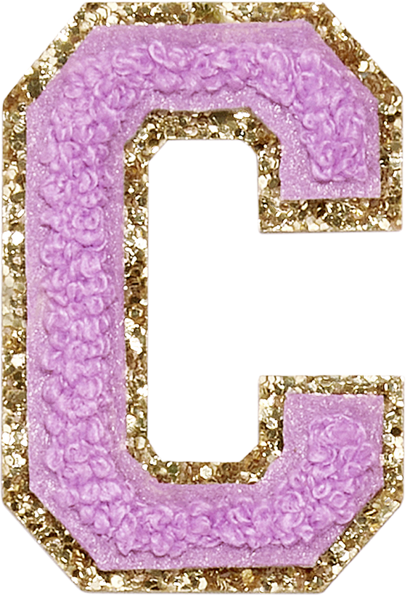 ABC Glitter Lavander