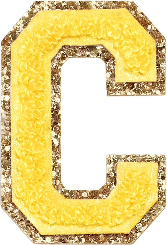 ABC Glitter Yellow