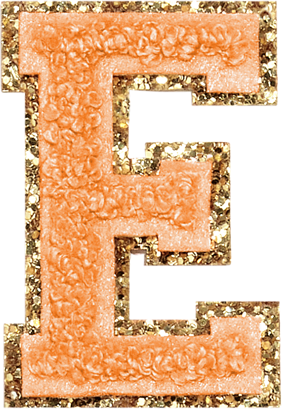 ABC Glitter Orange