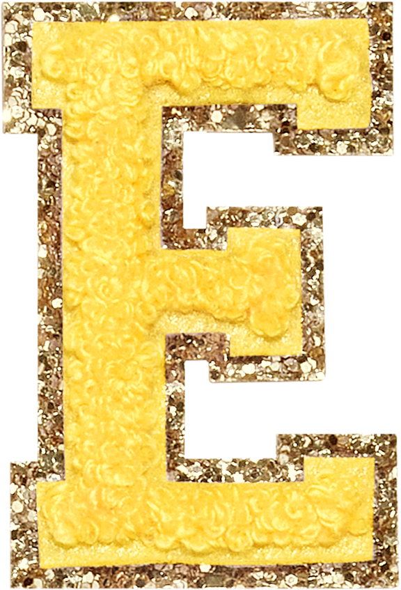 ABC Glitter Yellow