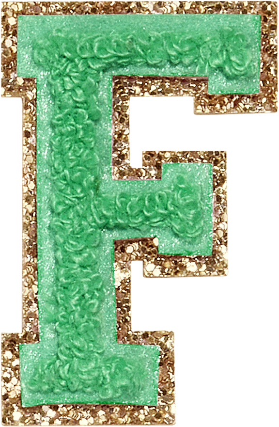 ABC Glitter Green
