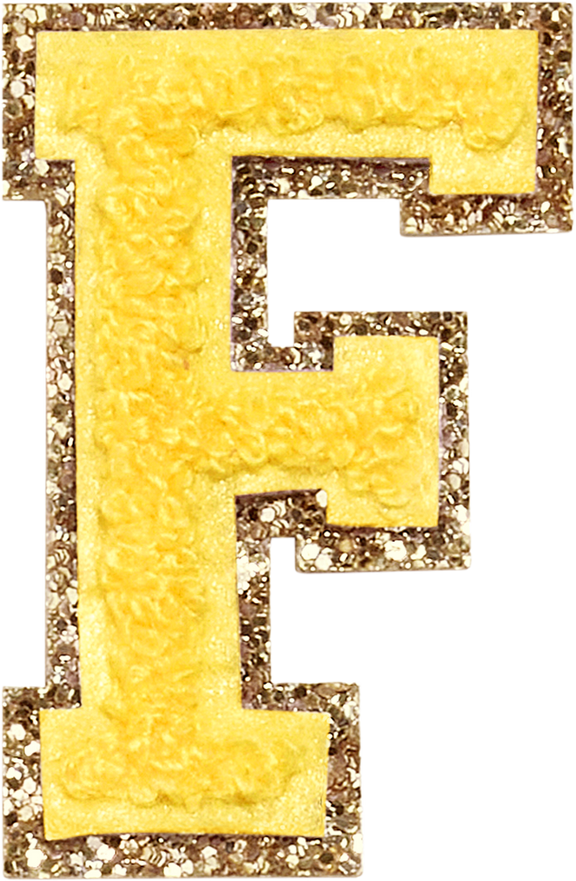 ABC Glitter Yellow