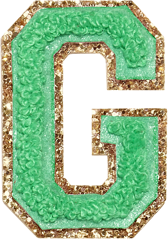 ABC Glitter Green