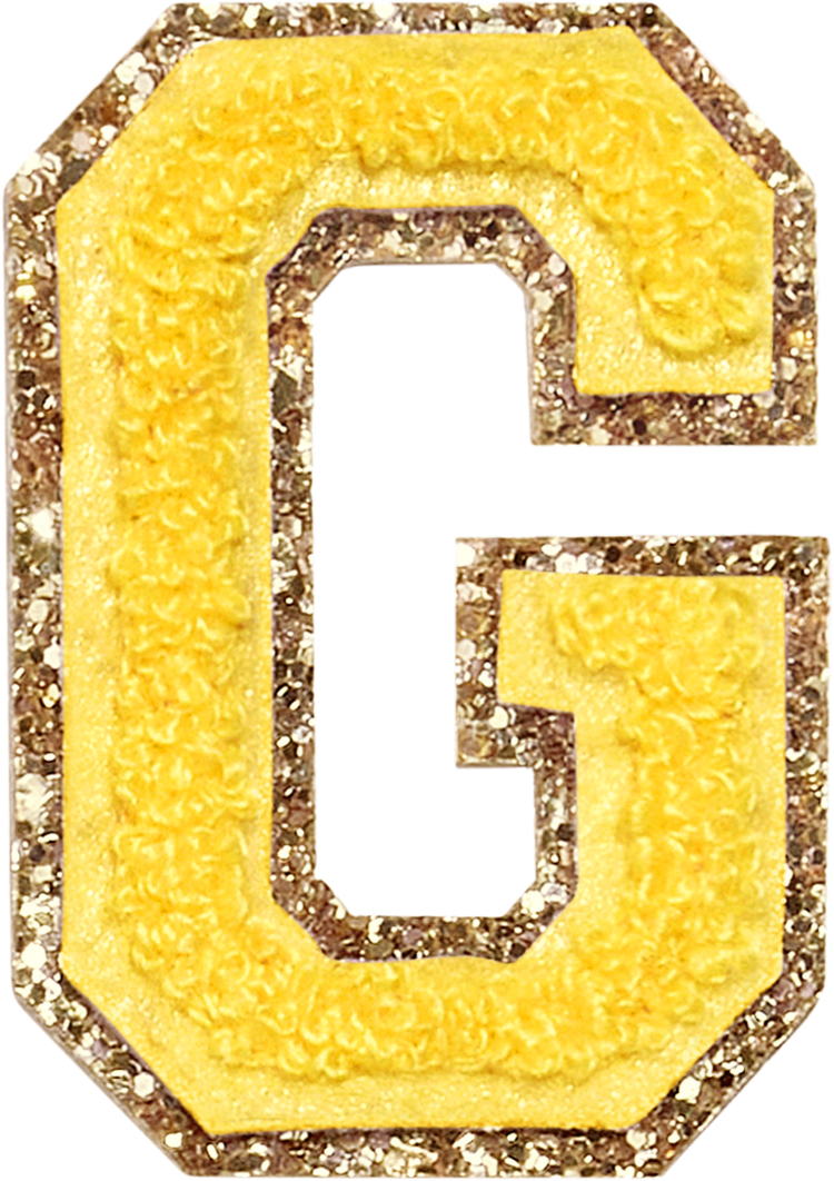 ABC Glitter Yellow