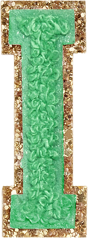 ABC Glitter Green