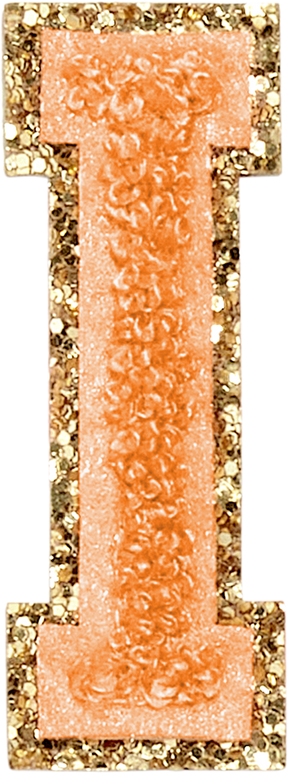 ABC Glitter Orange