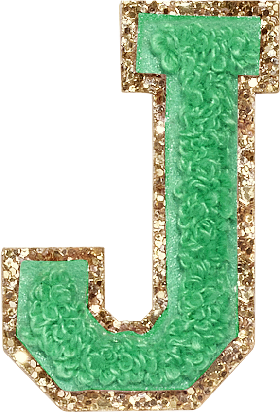 ABC Glitter Green