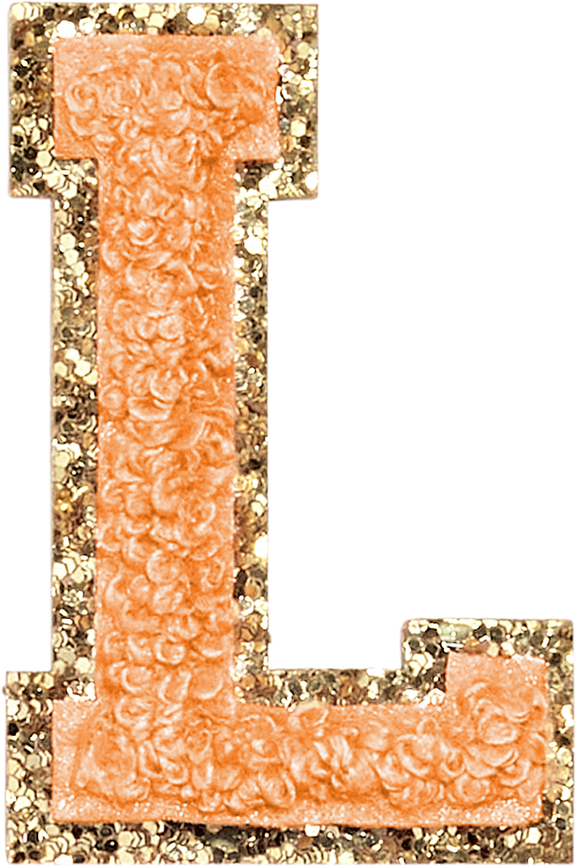 ABC Glitter Orange