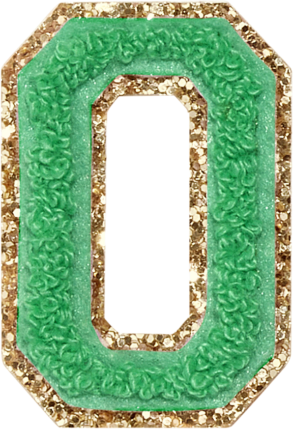 ABC Glitter Green