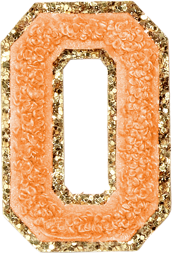 ABC Glitter Orange