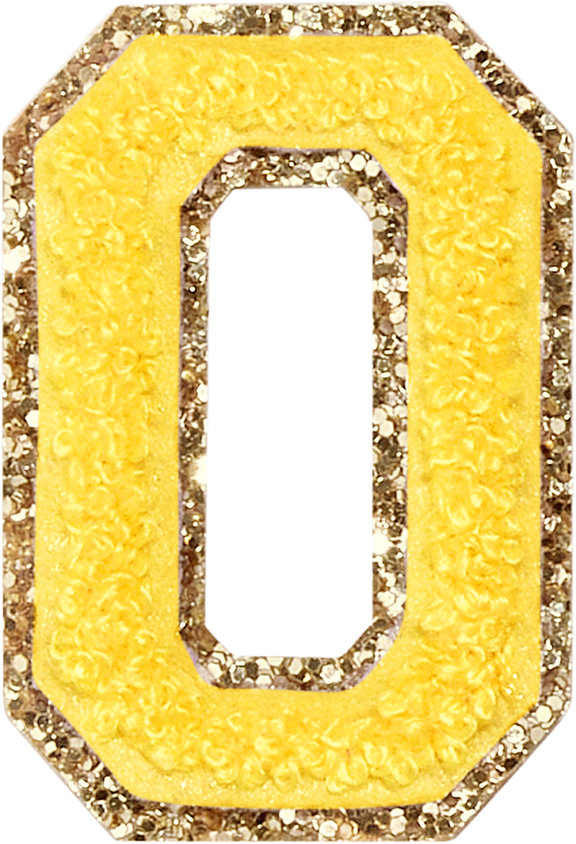ABC Glitter Yellow
