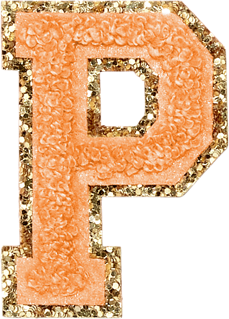 ABC Glitter Orange