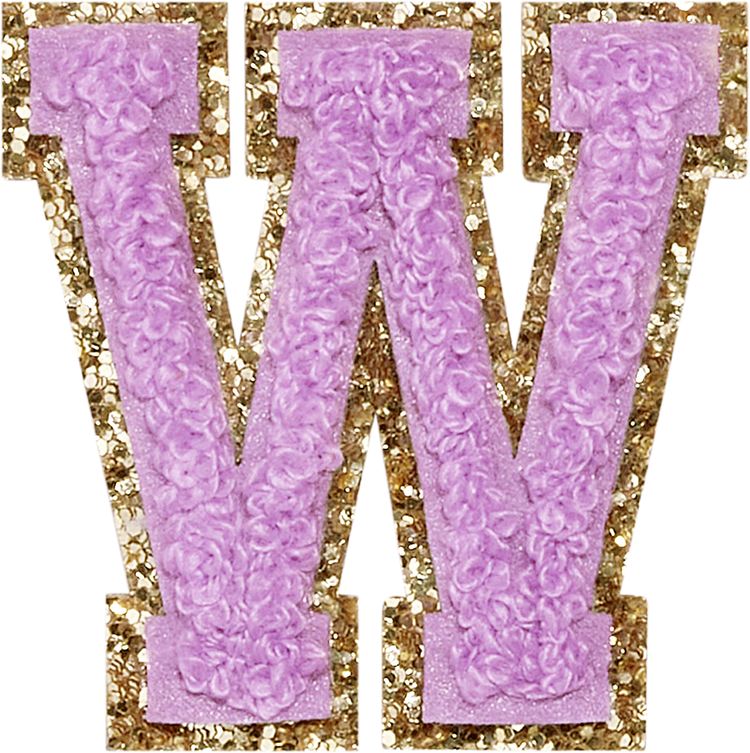 ABC Glitter Lavander