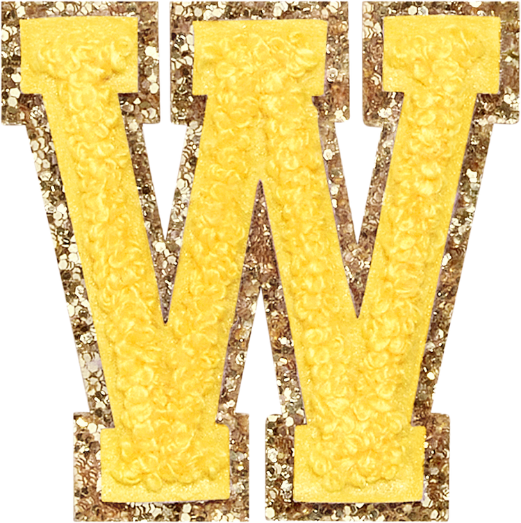 ABC Glitter Yellow