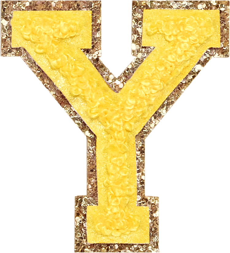 ABC Glitter Yellow