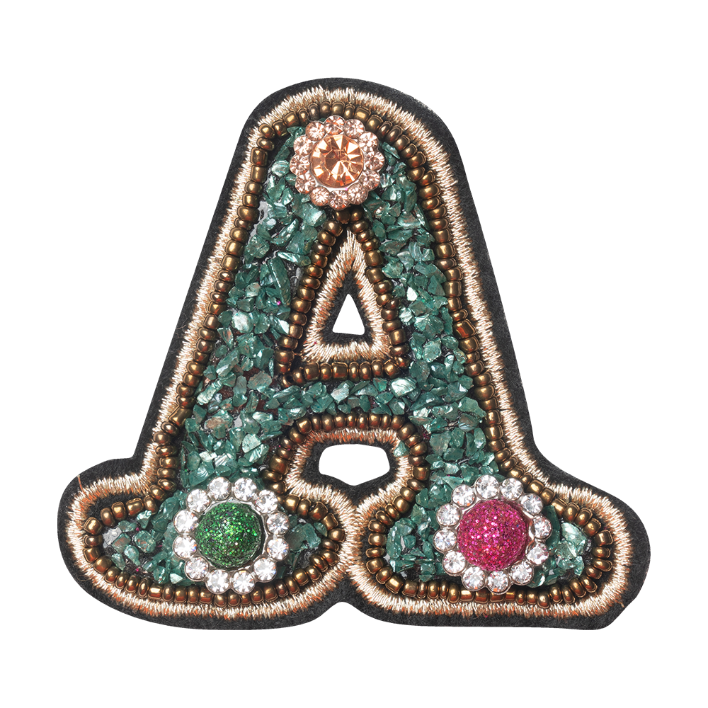 COLORFUL FLOWER LETTER A