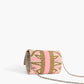 PRETTY BEE PINK EMBELLISHED CLUTCH